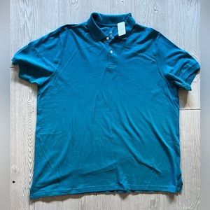 NWT Teal Harbor Bay Polo 3XL HB DXL Big and Tall